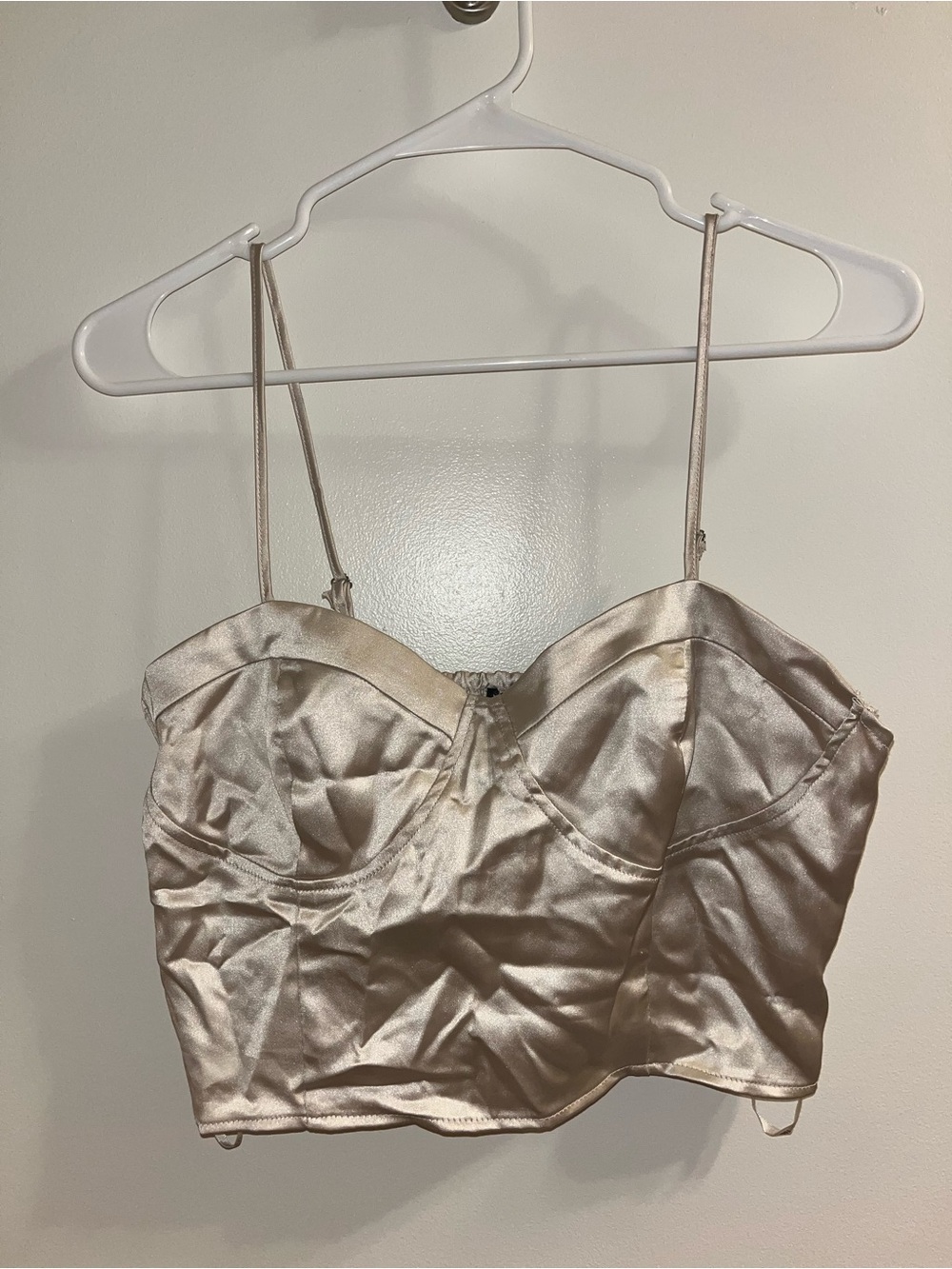 Forever 21 Satin Crop Top